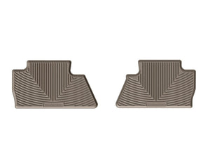 WeatherTech 14+ Chevrolet Silverado Rear Rubber Mats - Tan