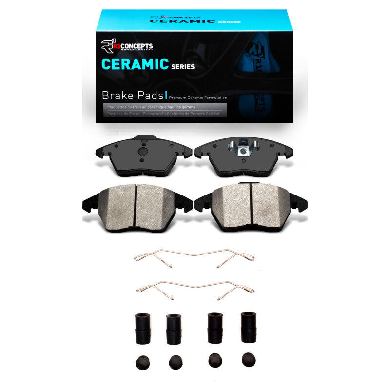 R1 05-19 Volkswagen Beetle Front Ceramic Brake Pads & Hardware Kit