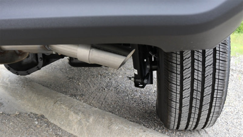 Corsa 2018-2025 Jeep Wrangler JL 2.5in Dual Rear Turn Down Exit Sport Axle-Back Exhaust