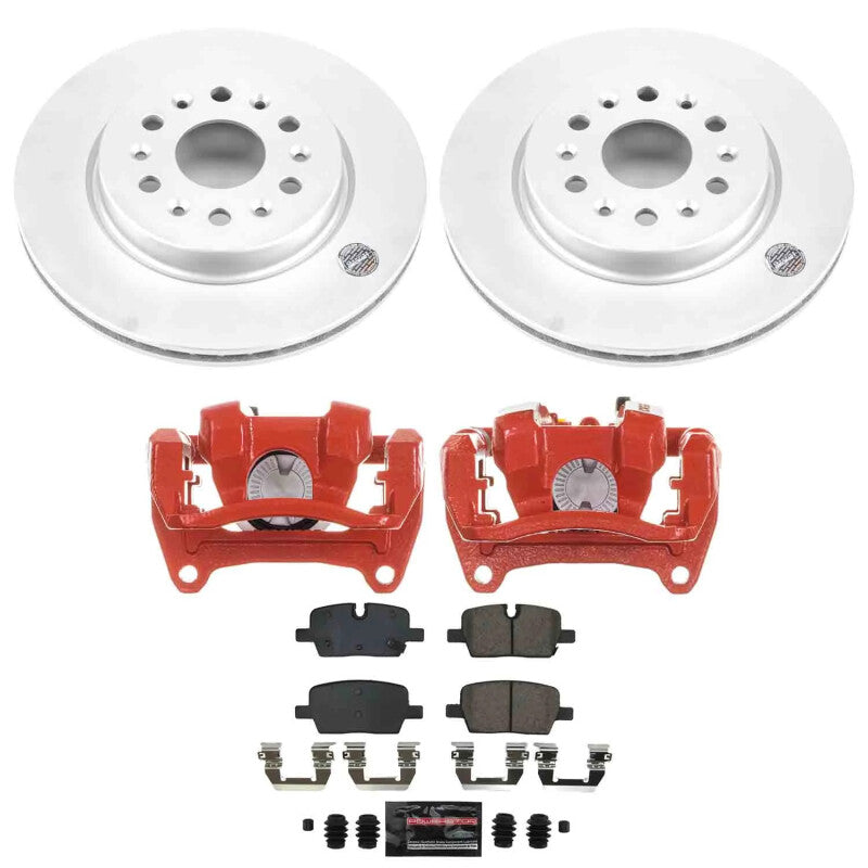 Power Stop 21-24 Buick Enclave Rear Z23 Coated Kit w/Powder Coated Calipers