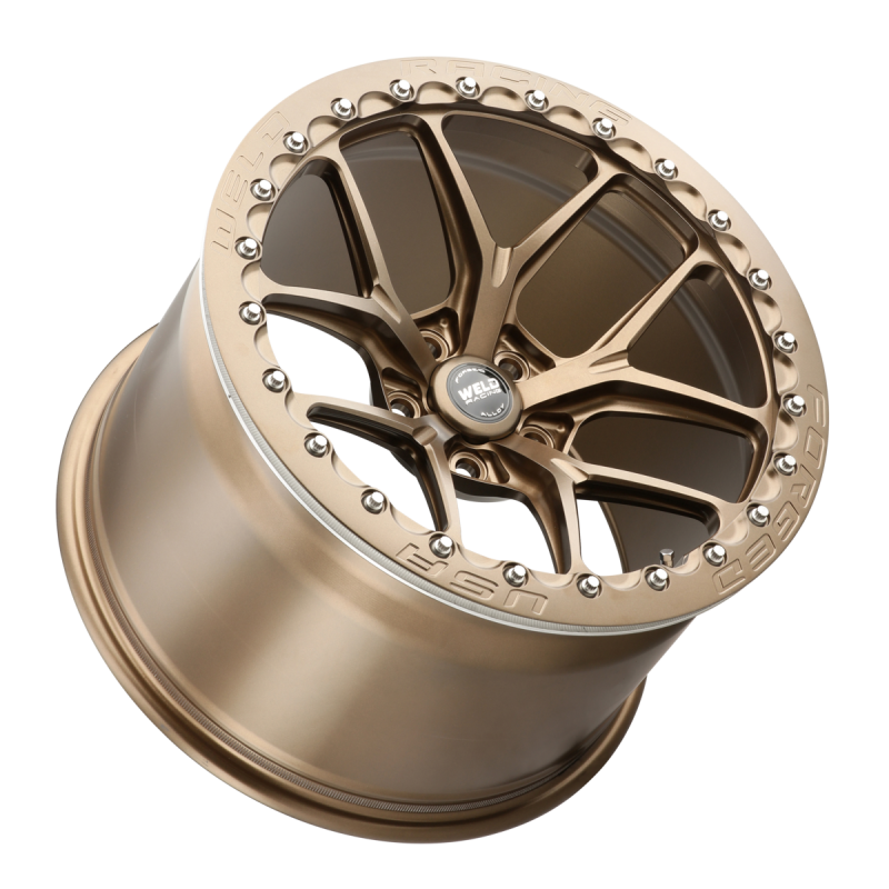 Weld RM105 18x10 / 5x4.5 / 5.5 BS / 66.6 HB - Satin Bronze - SBL Wheel