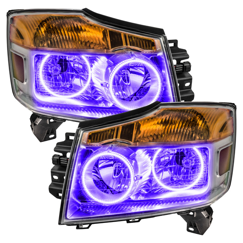 Oracle Nissan Titan 04-07 Halo Kit - ColorSHIFT w/o Controller