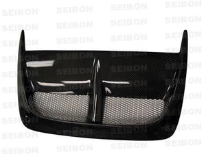 Seibon 08-11 Subaru Impreza WRX STI OEM-Style CF Hood Scoop - Only Fits OEM Hoods (Not Seibon Hoods)