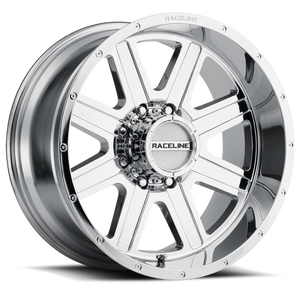Raceline 940C Hostage 20x10in / 6x135 BP / -19mm Offset / 87.1mm Bore - Chrome Wheel