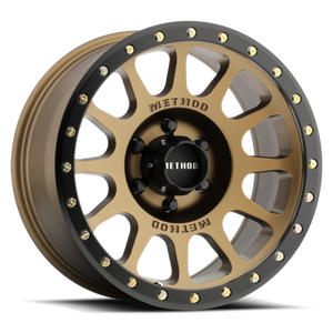 Method MR305 17x8.5 25mm Offset 6x120 83mm Centerbore Method Bronze - Matte Black