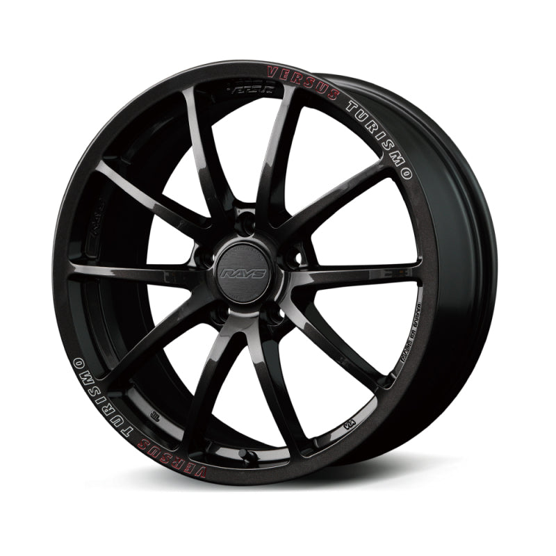 Versus VT125S 18X7.5 +41 5x112 Super Dark Gunmetal/MC/RAP (Red Clear)