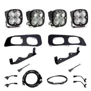 Baja Designs 2023+ Ford F-250/350 Squadron Racer/Pro Unlimited Dual Fog Pocket Light Kit w/ Upfitter