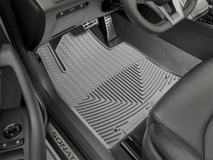 WeatherTech 2016+ Hyundai Sonata Front Rubber Mats - Grey (Fits Hybrid-Does Not Fit Plug-In Hybrid)