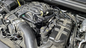J&L 16-25 Dodge Durango / Jeep Grand Cherokee 3.6L Oil Separator 3.0 Passenger Side - Black Anod