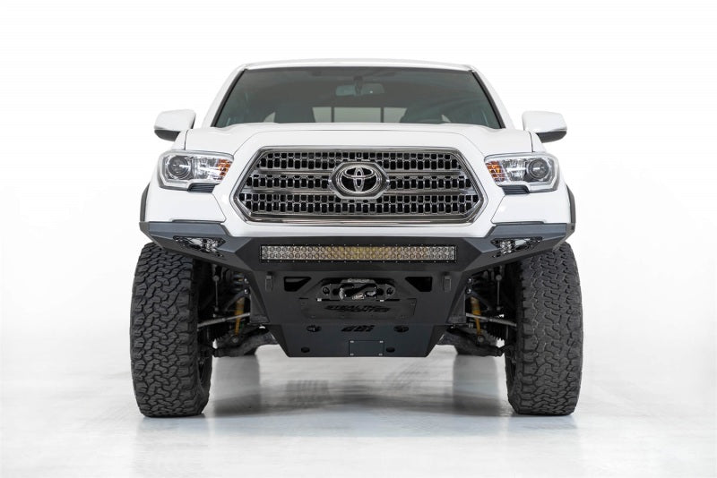 Addictive Desert Designs 16-19 Toyota Tacoma Stealth Fighter Front Bumper w/ Winch Mount