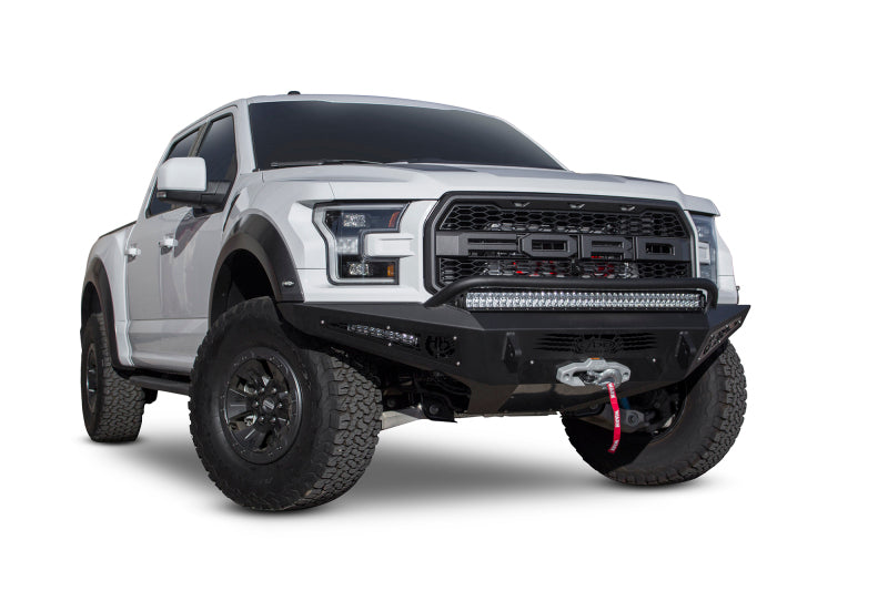 Addictive Desert Designs 17-18 Ford F-150 Raptor HoneyBadger Front Bumper w/ Winch Mount