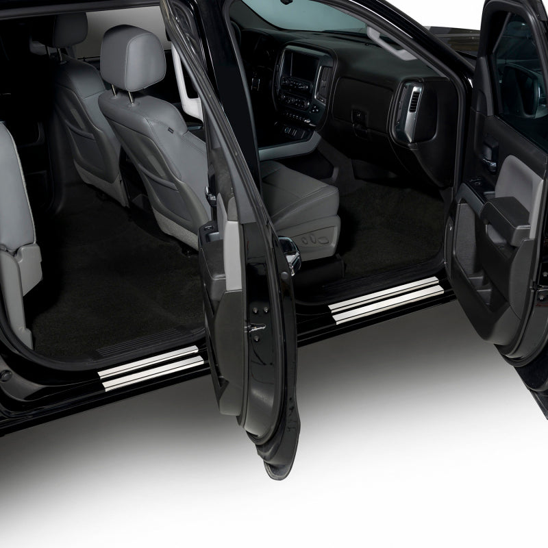 Putco 14-18 Chevy Silverado LD / GMC Sierra LD - Crew Cab (8pcs) Stainless Steel Door Sills
