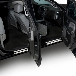 Putco 14-18 Chevy Silverado LD / GMC Sierra LD - Regular Cab (4pcs) Stainless Steel Door Sills