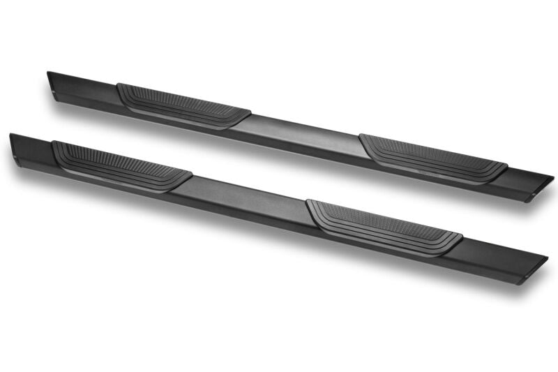 RealTruck 24-26 Toyota Tacoma Double Cab Traxio 4in Nerf Bars - Textured Black
