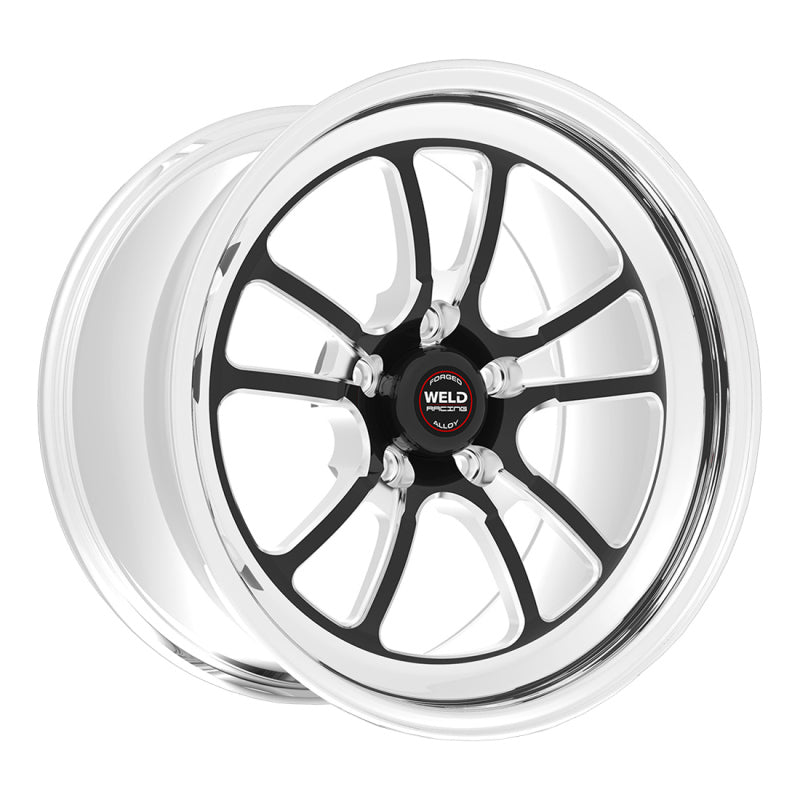 Weld S70 18x5 / 5x4.5 BP / 2.2in. BS Black Wheel (Medium Pad) - Non-Beadlock