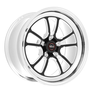 Weld S70 20x7 / 5x115mm BP / 3.8in. BS Black Wheel (High Pad) - Non-Beadlock