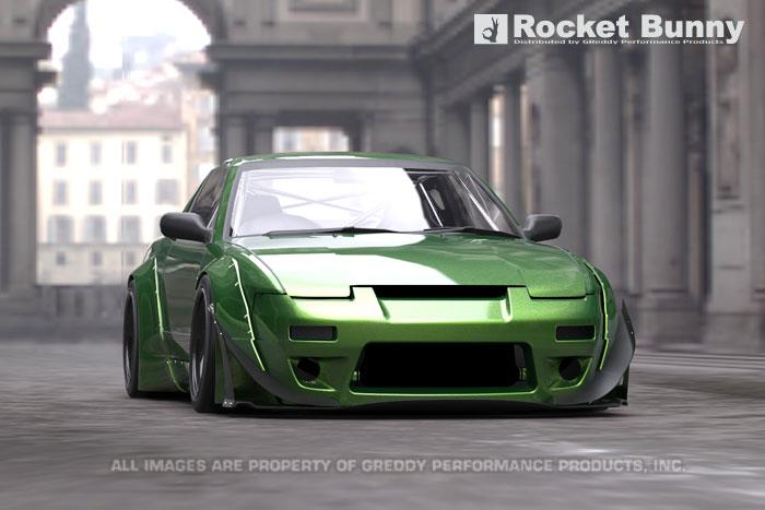 GReddy RPS13 V2 Rocket Bunny Aero Side Skirts Only
