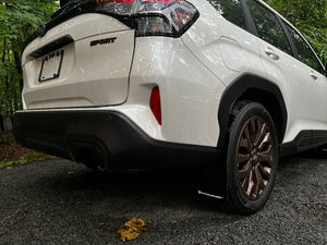 Rally Armor 25-26 Subaru Forester & Hybrid Black UR Mud Flap w/Grey Logo