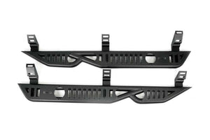 DV8 Offroad 24-25 Toyota Land Cruiser OE Plus Side Steps - Black Steel
