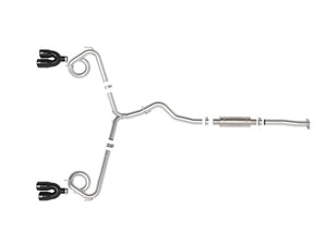 aFe Subaru WRX/STi 15-21 H4-2.0/2.5L Takeda 3in to 2-1/2in Stainless Cat-Back Exhaust w/ Black Tip