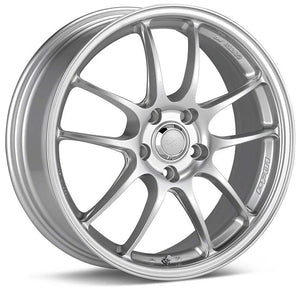 Enkei PF01 17x8 5x114.3 45mm Offset Silver Wheel 06-10 Civic Si