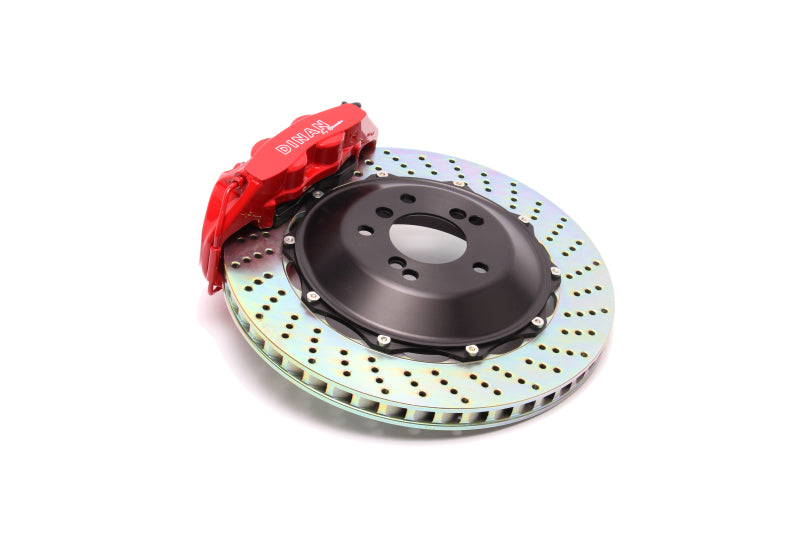 Dinan 12-21 BMW 2/3/4-Series (F22/F30/F32/F34/F36) Standard/Red Caliper/Drilled Brake Set - Front