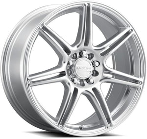 Raceline 148HS Apex 17x7.5in / 5X112 / 5X120 BP / 40mm Offset / 74.1mm Bore - Hyper Silver