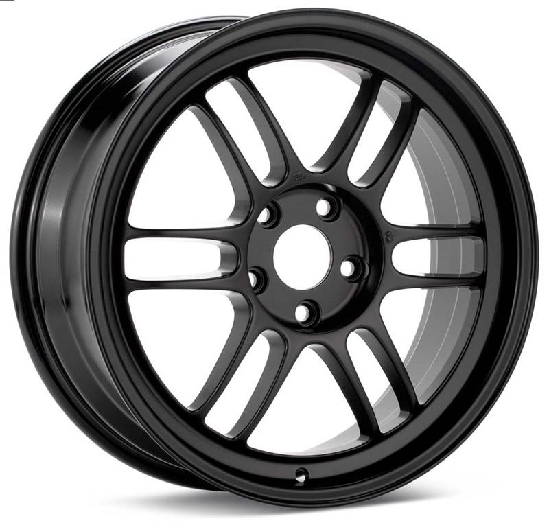 Enkei RPF1 14x7 4x100 19mm Offset 54mm Bore Matte Black Wheel (Min Order of 40)
