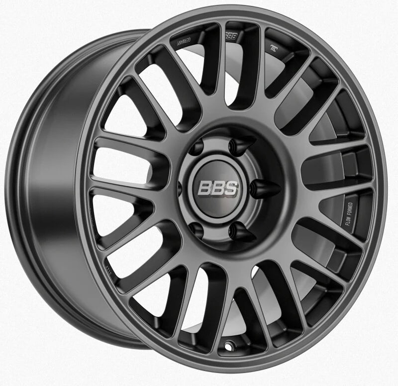 BBS TS-M 18x9in - 5x120 - 72.56 CB - ET30 - Satin Black Wheel