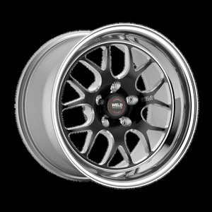 Weld S77 20x12 / 5x115mm BP / 6.75in. BS Black Wheel (3.18 ID High Pad)