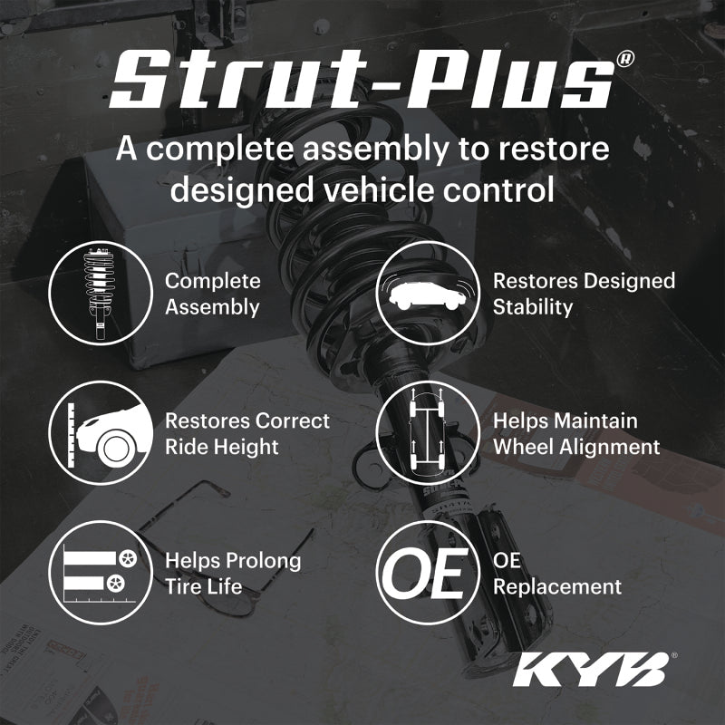 KYB Shocks & Struts Strut Plus Front Left 17-19 Nissan Sentra (Excl SR Turbo/NISMO)