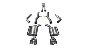 Corsa 2017-2023 Dodge Challenger 5.7L V8 Xtreme Cat-Back Dual Rear Exit w/3.5in Polished Tips