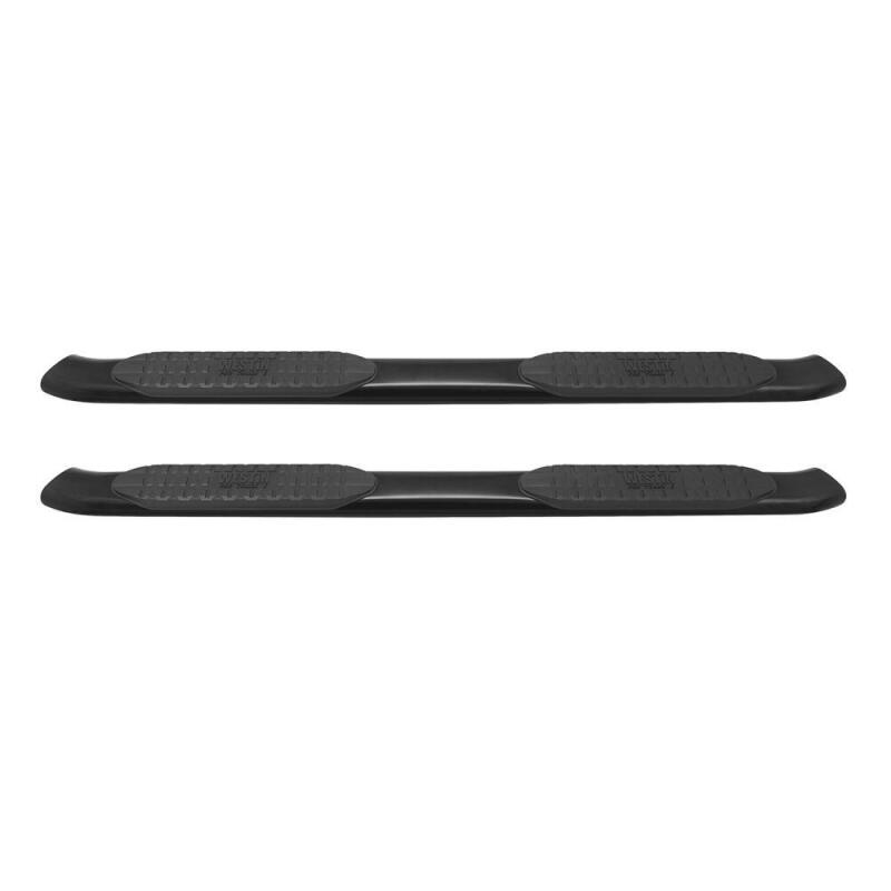 Westin 2016-2018 Nissan Titan XD Crew Cab PRO TRAXX 5 Oval Nerf Step Bars - Black