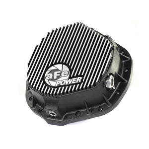 aFe Front Differential Cover (Raw; Street Series); Dodge Diesel Trucks 03-12 L6-5.9/6.7L (td)