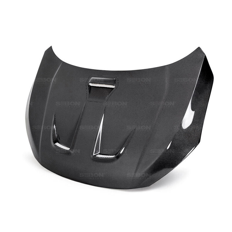Seibon 2016-2021 Honda Civic Coupe/Sedan/Hatchback MR-Style Carbon Fiber Hood