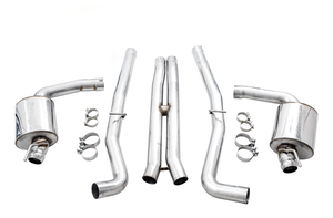 AWE Tuning 2015+ Dodge Challenger 6.4L/6.2L Non-Resonated Touring Edition Exhaust - Use Stock Tips