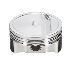 Manley Chevrolet LS Piston Set - 4.185in Bore 1.115in CH, -11.00 CC