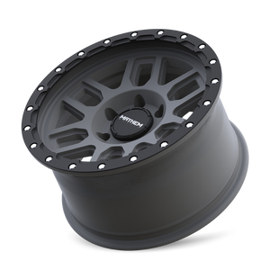 Mayhem 8304 Delta 17x9 / 6x139.7 BP / -12mm Offset / 106mm Hub Matte Gunmetal- Matte Black Lip Wheel