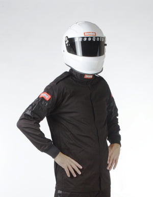 RaceQuip Black SFI-1 1-L Jacket - 4XL