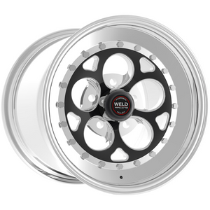 Weld Magnum III 17x5 / 5x4.75 / 2.2 BS / 3.18 HB - Black Center - Polished Shell - Non-BL Wheel