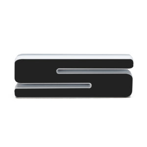 ORACLE Lighting Universal Illuminated LED Letter Badges - Matte Blk Surface Finish - S