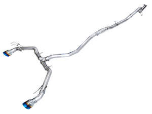 AWE 22-26 Civic Si / Acura Integra Track Edition Dual Vapor Blue Exhaust