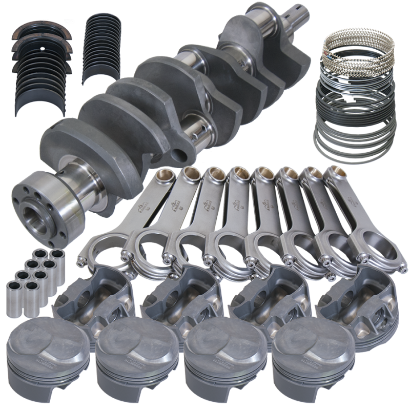 Eagle Chevy Tall 454 1Pc 4.250in Crank 6.800in H-Beam 43cc Dome 4.320in Pistons Rotating Assembly