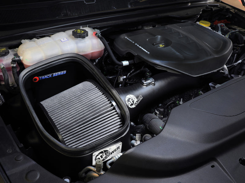 aFe 2025+ Dodge Ram 1500 RHO Track Series Carbon Fiber Cold Air Intake System w/ Pro Dry S