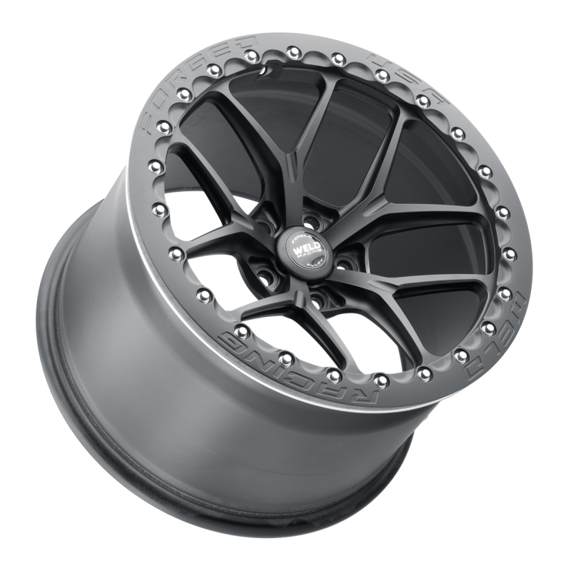 Weld RM105 18x10 / 5x4.5 / 6.63 BS / 70.7 HB - Gloss Black - SBL Wheel