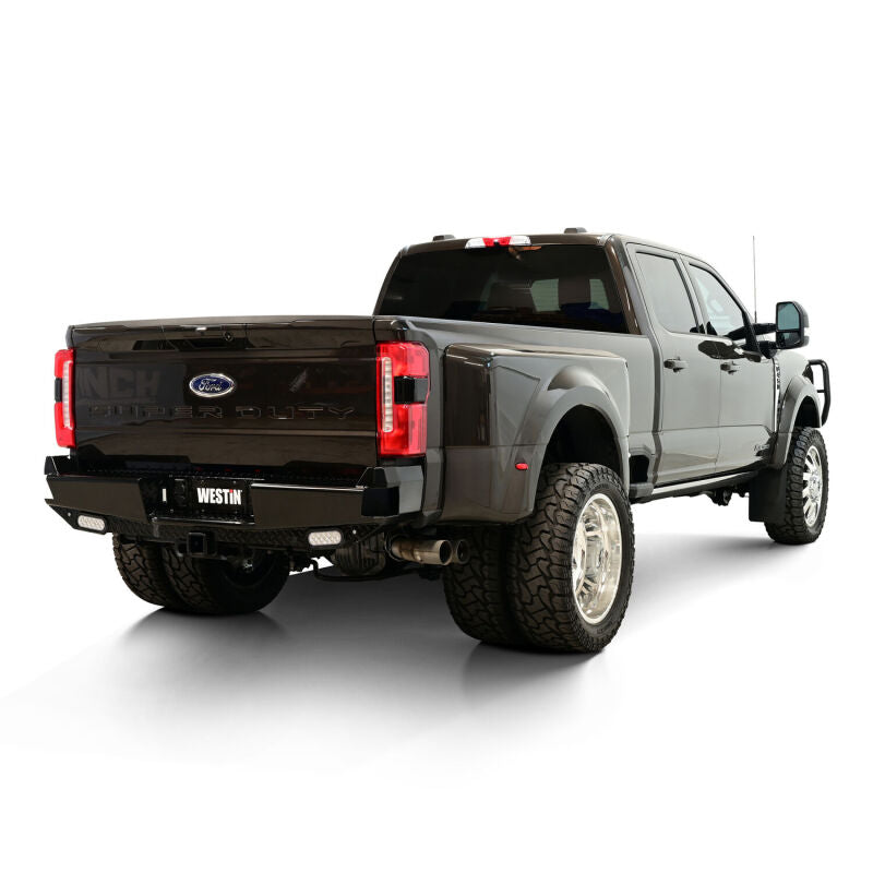 Westin 23-25 Ford F-250/350/450/550/600 HDX Bandit Rear Bumper - Black