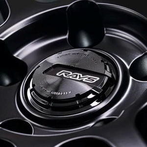 Gram Lights 57NR LIMITED II 18x8.5 +38 5-112 Semigloss Black Wheel w/ Black Cap/Stickers/Air Valve