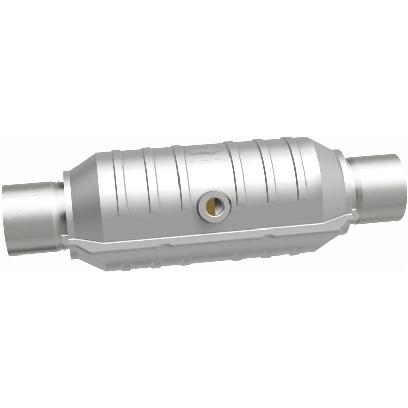 MagnaFlow Conv Univ 2in Inlet/Outlet Center/Center Round 11in Body L x 5.125in W x 15in Overall L