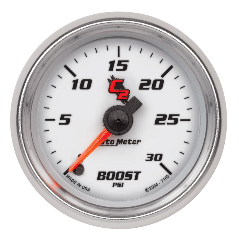 Autometer C2 52mm 30 PSI Electronic Boost Gauge