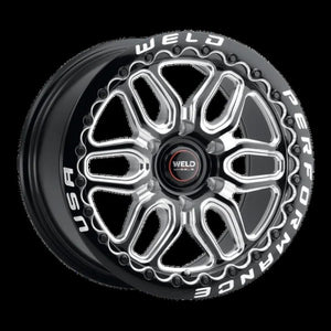 Weld Racing 17x10 Laguna 6 Bead Lock 6x135 BP 42 Offset 7.25 BS 87.1 Bore - Gloss Black MIL